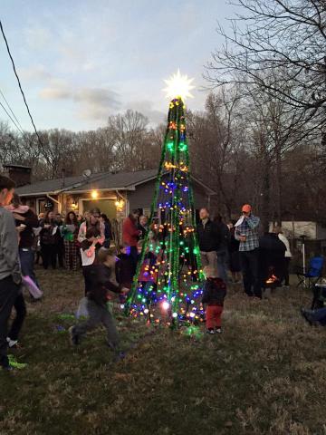 2nd annual Christmas tree lighting